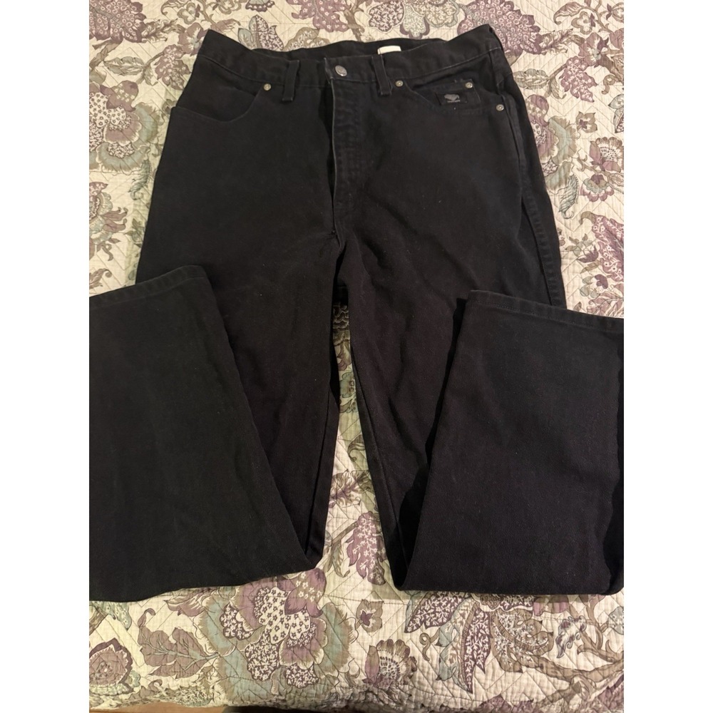 Harley-Davidson Men's Vintage Jeans W36 L 30 Black Made In USA Sept 2001